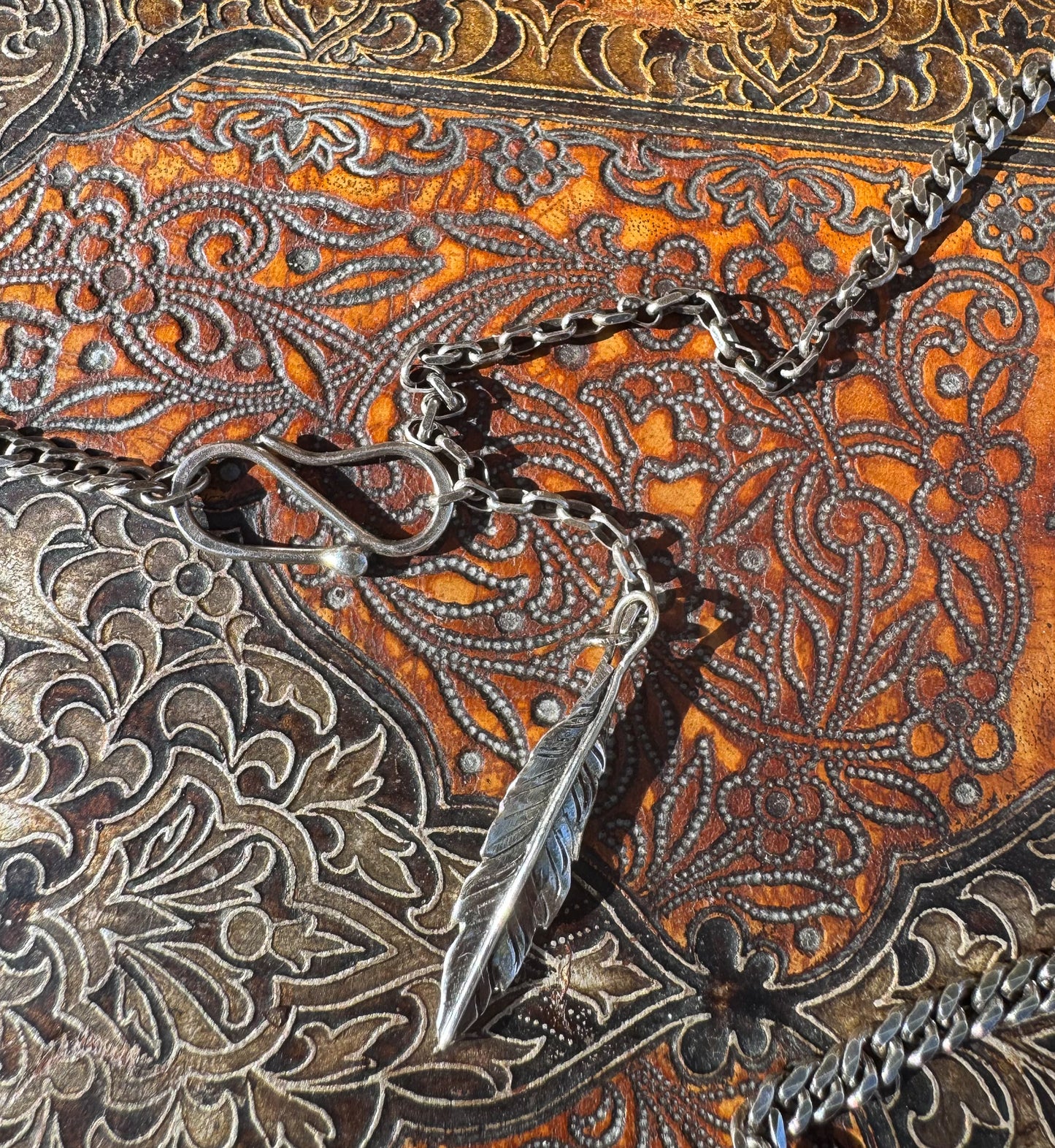 Goddess Isis Necklace with Bluemoon Turquoise Sterling Silver