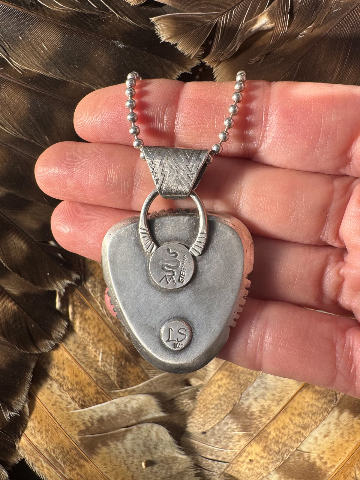 Available! Blackjack Turquoise Sterling Silver Arrow Pendant for Necklace