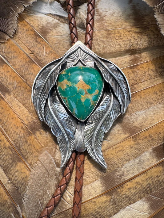 Bird Bolo with Kingman Turquoise