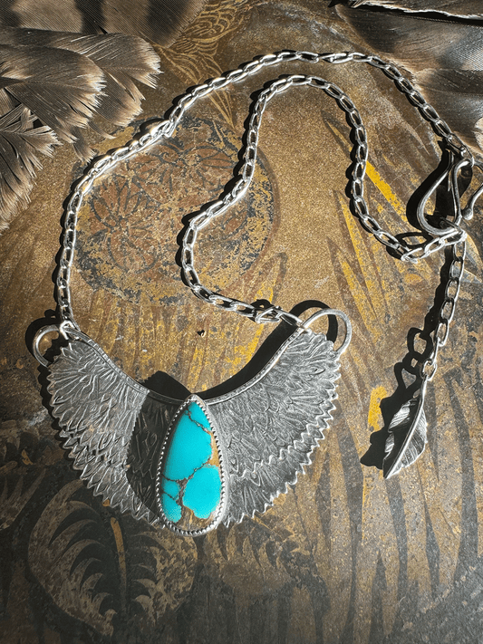 ZZZ custom wing goddess necklace